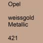 Preview: Opel, weissgold Metallic, 421.